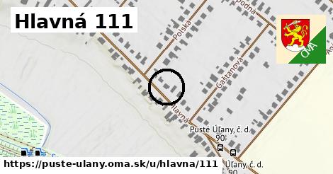 Hlavná 111, Pusté Úľany