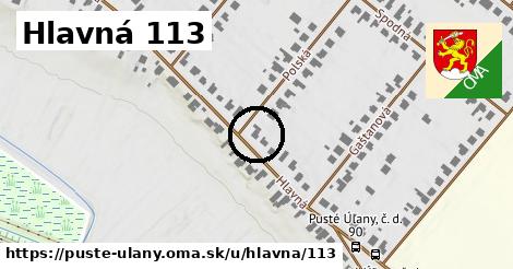 Hlavná 113, Pusté Úľany