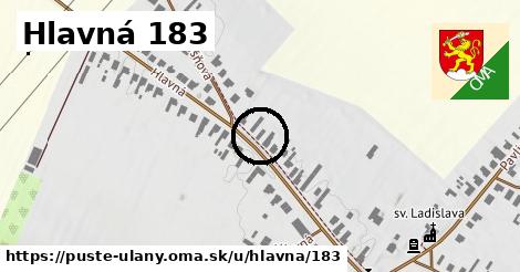 Hlavná 183, Pusté Úľany