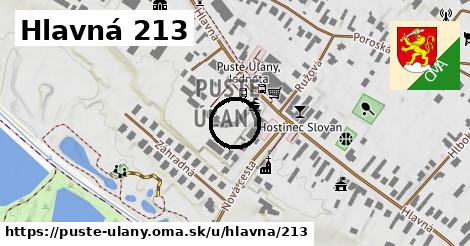 Hlavná 213, Pusté Úľany