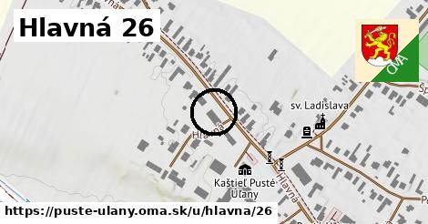 Hlavná 26, Pusté Úľany