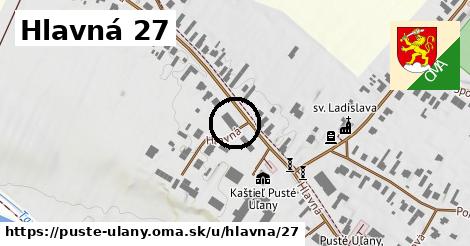 Hlavná 27, Pusté Úľany