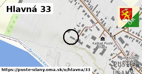 Hlavná 33, Pusté Úľany