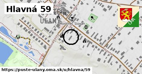 Hlavná 59, Pusté Úľany