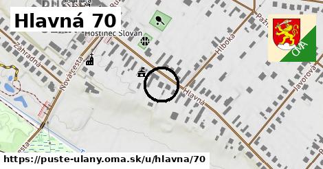 Hlavná 70, Pusté Úľany