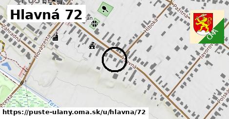 Hlavná 72, Pusté Úľany