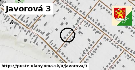 Javorová 3, Pusté Úľany