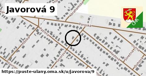 Javorová 9, Pusté Úľany