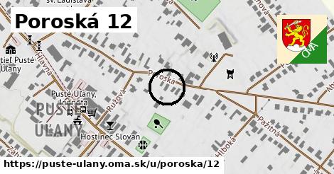 Poroská 12, Pusté Úľany