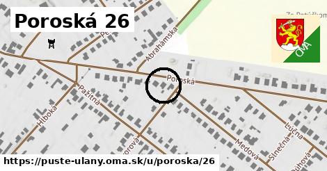 Poroská 26, Pusté Úľany