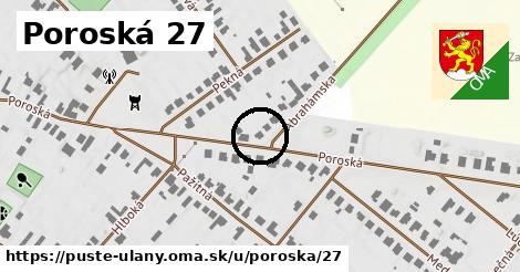 Poroská 27, Pusté Úľany