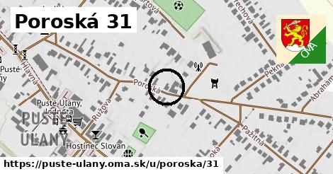 Poroská 31, Pusté Úľany