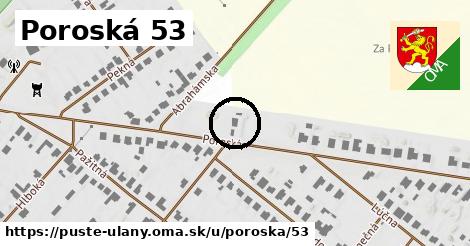 Poroská 53, Pusté Úľany