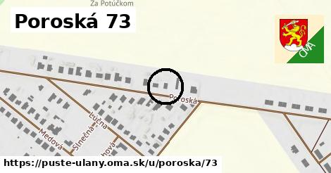 Poroská 73, Pusté Úľany