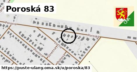 Poroská 83, Pusté Úľany