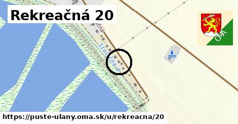 Rekreačná 20, Pusté Úľany