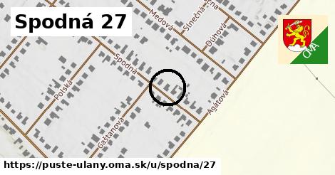 Spodná 27, Pusté Úľany