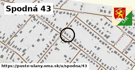 Spodná 43, Pusté Úľany