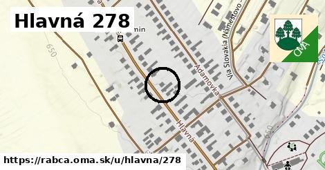 Hlavná 278, Rabča