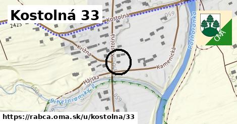 Kostolná 33, Rabča