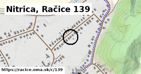 Nitrica, Račice <span class="supisne">139</span>