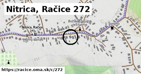 Nitrica, Račice <span class="supisne">272</span>