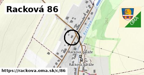Racková <span class="supisne">86</span>