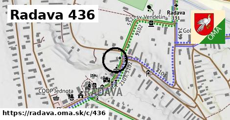 Radava <span class="supisne">436</span>