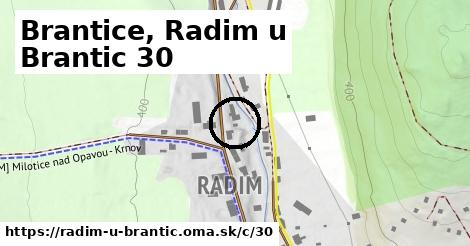 Brantice, Radim u Brantic <span class="supisne">30</span>