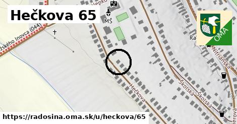 Hečkova 65, Radošina