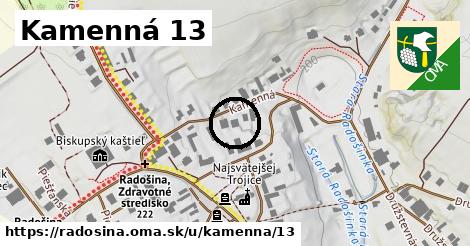 Kamenná 13, Radošina