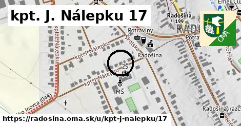 kpt. J. Nálepku 17, Radošina