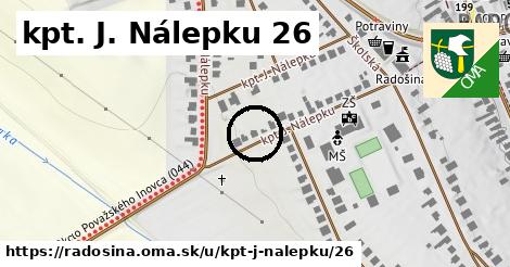 kpt. J. Nálepku 26, Radošina