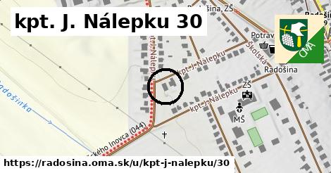 kpt. J. Nálepku 30, Radošina