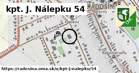 kpt. J. Nálepku 54, Radošina