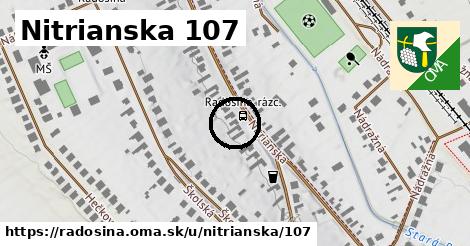 Nitrianska 107, Radošina