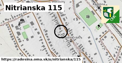Nitrianska 115, Radošina