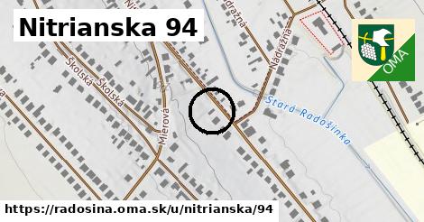 Nitrianska 94, Radošina