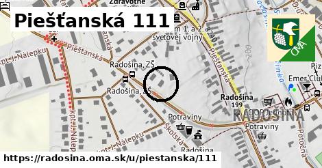 Piešťanská 111, Radošina