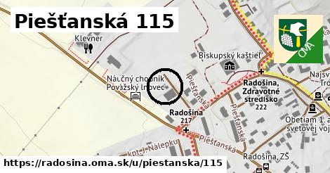 Piešťanská 115, Radošina