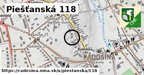 Piešťanská 118, Radošina