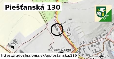 Piešťanská 130, Radošina