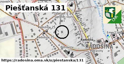 Piešťanská 131, Radošina