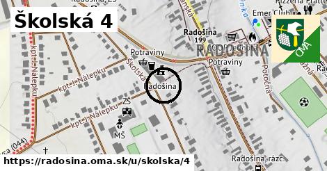 Školská 4, Radošina