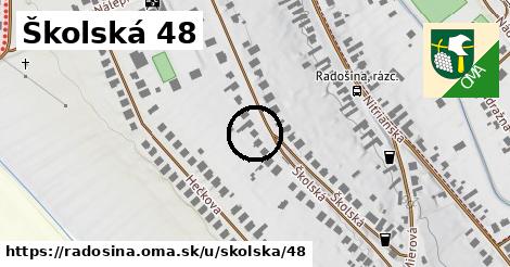 Školská 48, Radošina