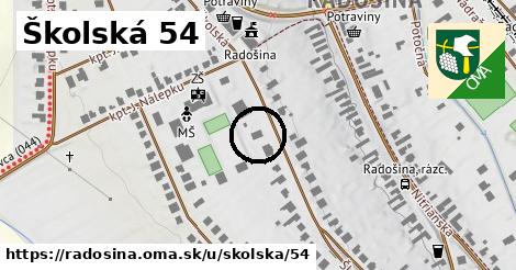 Školská 54, Radošina