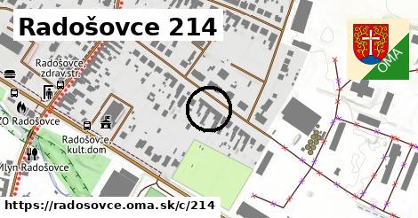 Radošovce <span class="supisne">214</span>