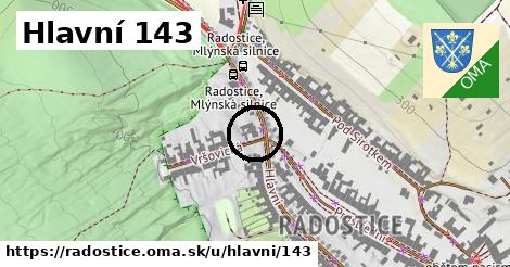 Hlavní 143, Radostice