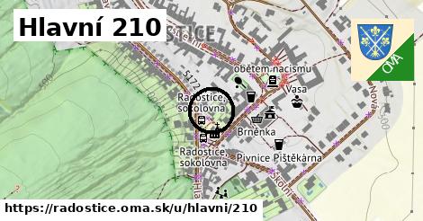 Hlavní 210, Radostice