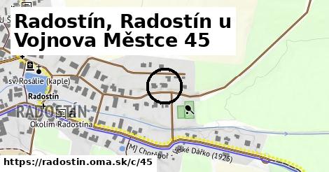 Radostín u Vojnova Městce, Radostín <span class="supisne">45</span>